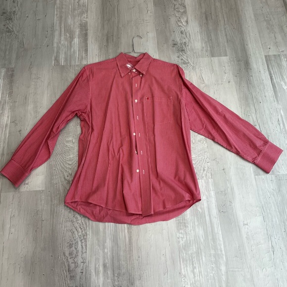 Izod Shirts New Mens Red Dress Shirt Size Large Poshmark